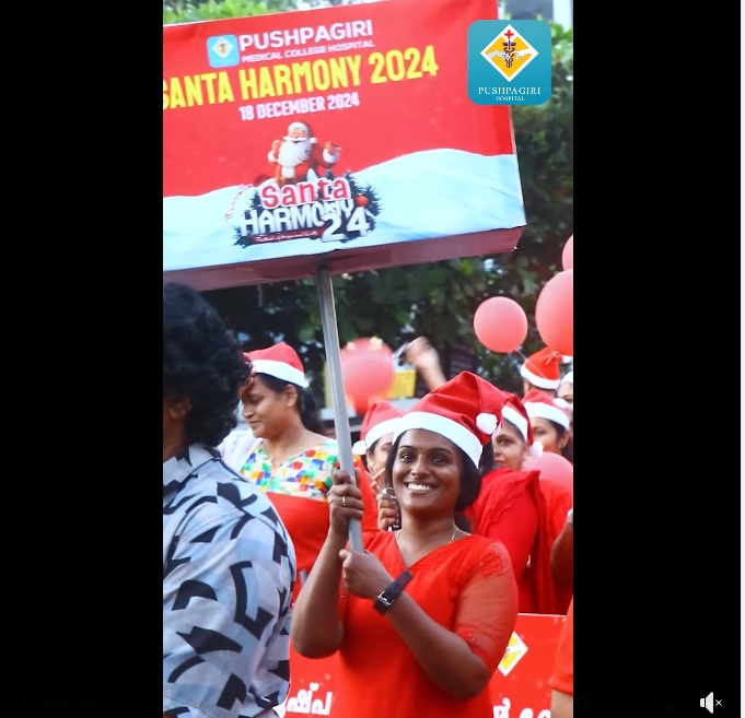 Pushpagiri institutions also participated in Santa Harmony 2024@ Thiruvalla