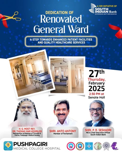 The inauguration of the renovated general ward on Thursday, February 27th, 2025, marks a significant milestone in enhancing patient facilities and quality healthcare services. 