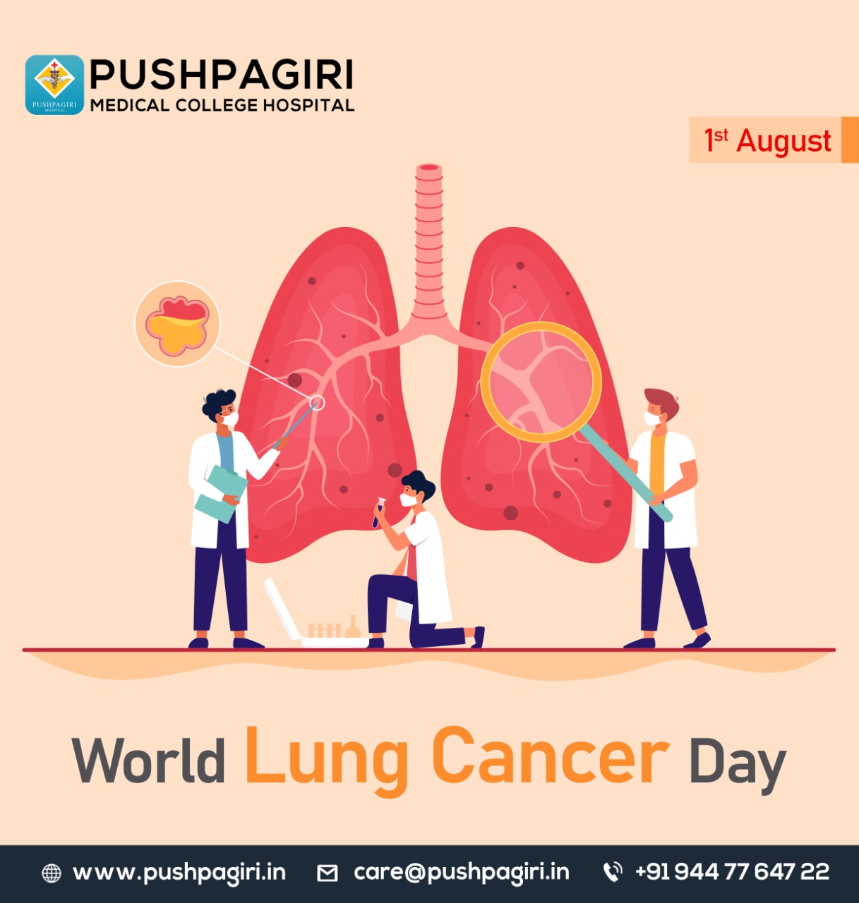Pushpagiri Health Awareness - Lung Cancer Day